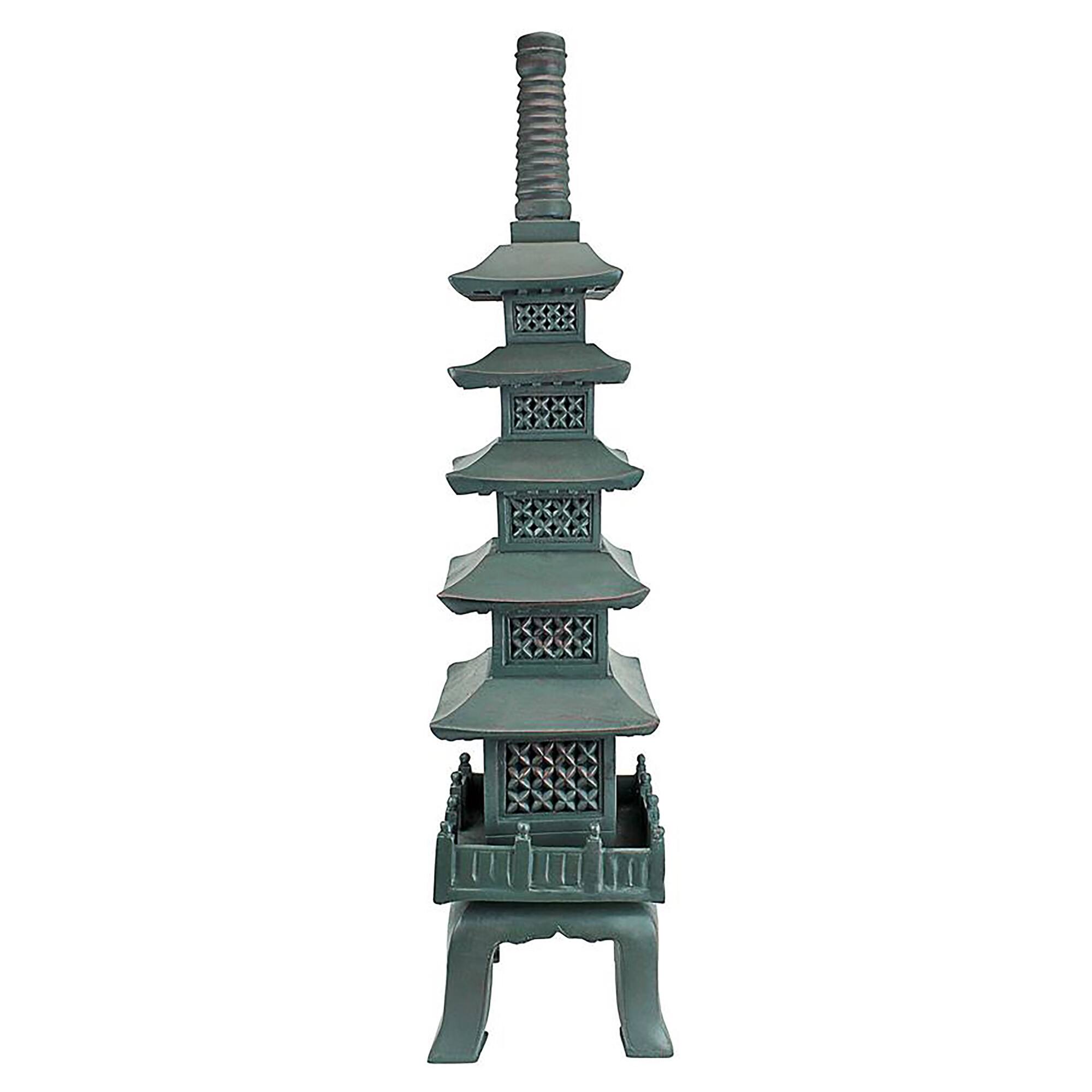 Design Toscano® 28" The Nara Temple Asian Garden Pagoda Sculpture